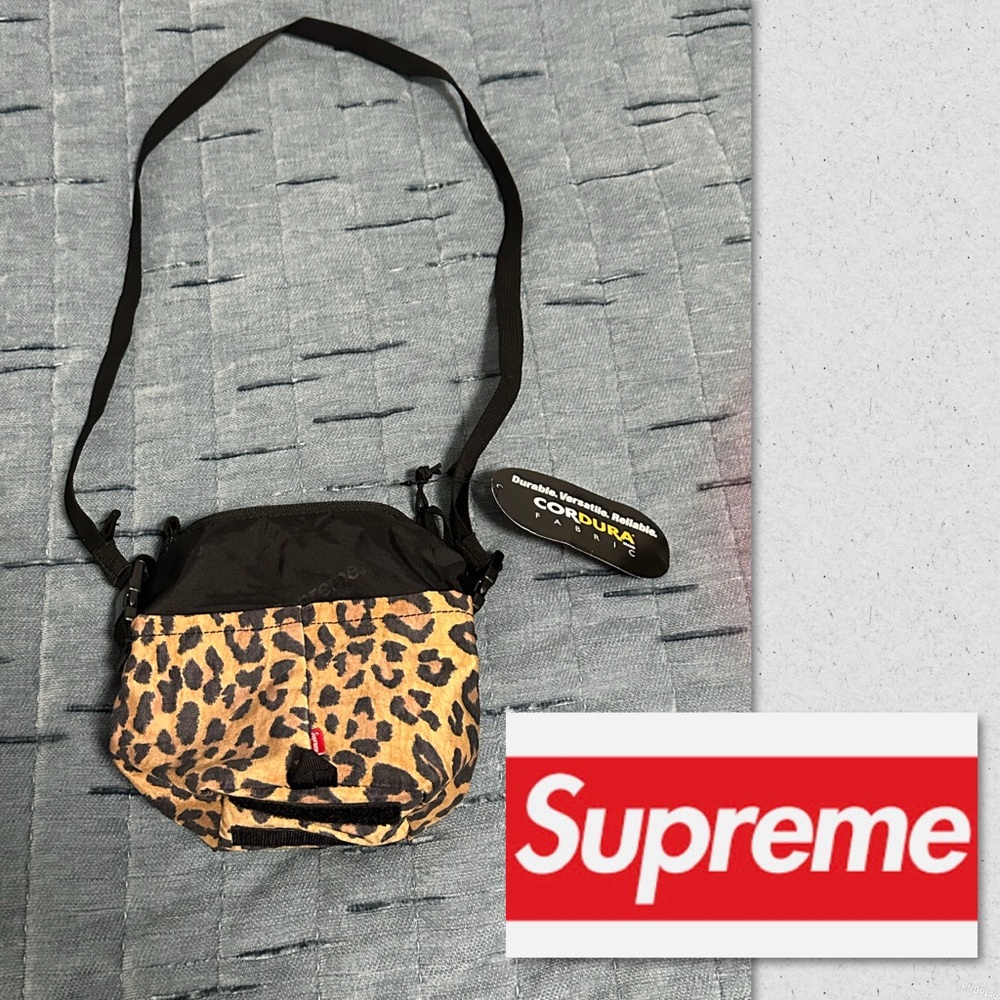 Supreme Cheetah Print Neck Pouch
